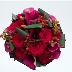 fwthumbRed Rose and Purple Calla Lily Bridal Bouquet.jpg